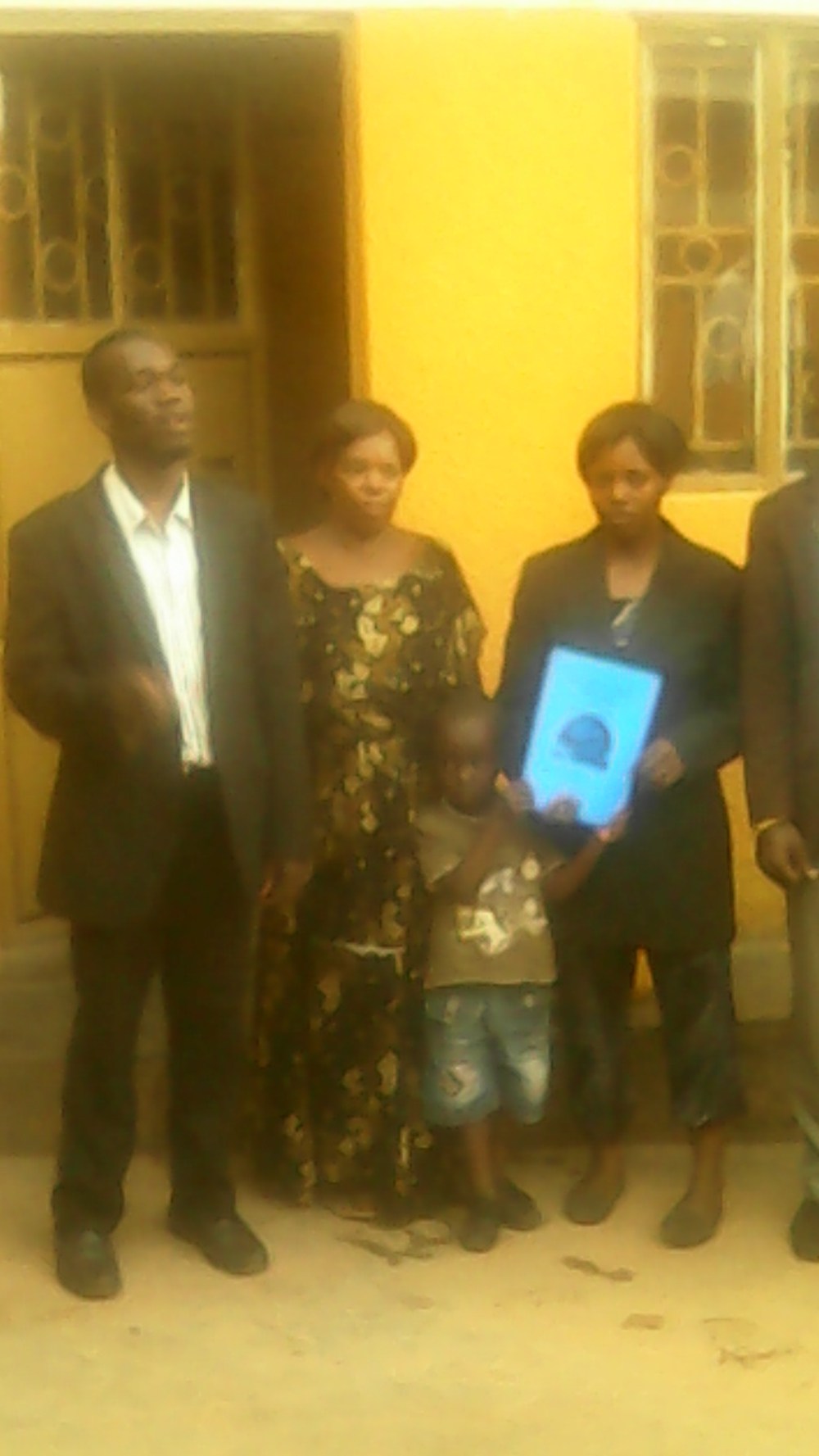 HTP Members Kivumbi Earnest Benjamin, Esther Nasuna Favor, Zipporah Nalubega & Caleb Turyamuhika in Namasuba
