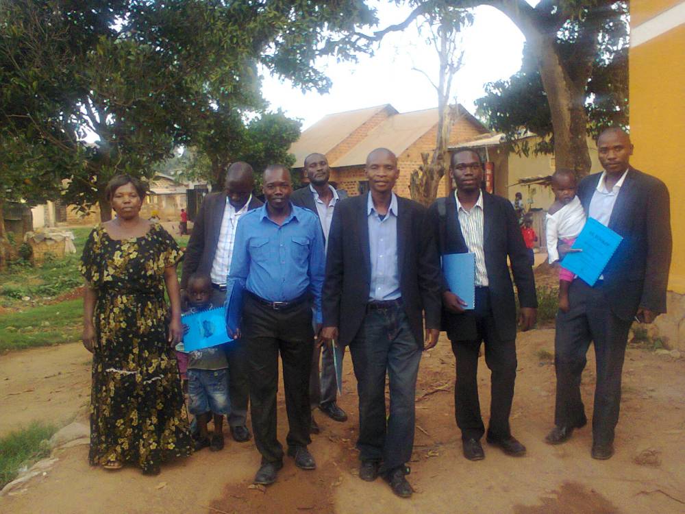 HTP Members Ps Abraham Ssennono Brondon, Kivumbi Earnest Benjamin, Esther Nasuna Favor, Armstrong Ongera,Peter Matson Mulindwa,Ongera Edigar, Caleb Turyamuhika &Allan Kitonsa in Namasuba5
