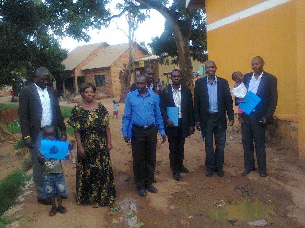 HTP Members Ps Abraham Ssennono Brondon, Kivumbi Earnest Benjamin, Esther Nasuna Favor, Armstrong Ongera,Peter Matson Mulindwa,Ongera Edigar, Caleb Turyamuhika &Allan Kitonsa in Namasuba7