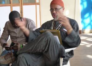 Baba Bantu adressing a seminar