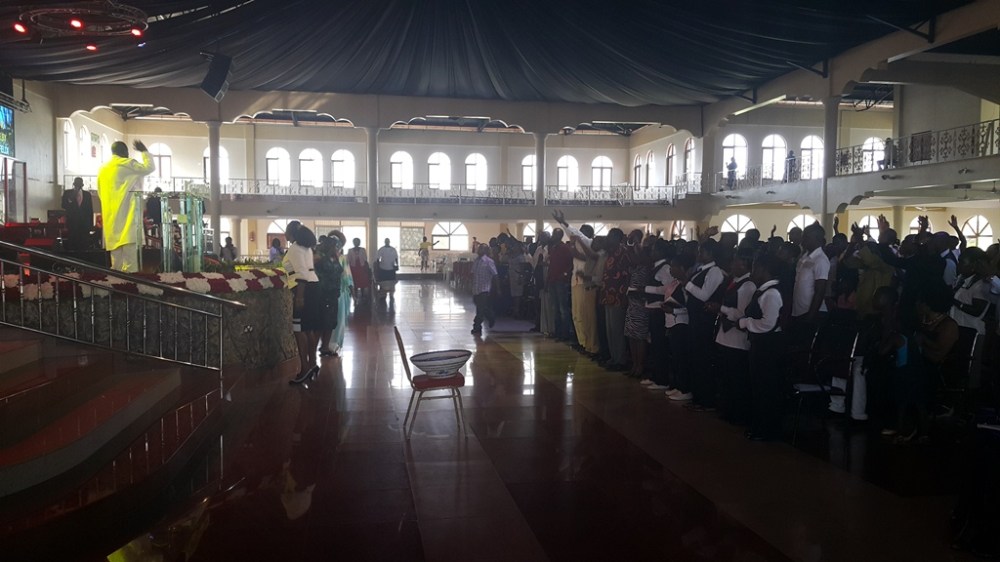 Kivumbi Eanest Benjamin wih Prophet Felix Omondi at Ps Imleda Numutebi Liberty Worship Centre (38)