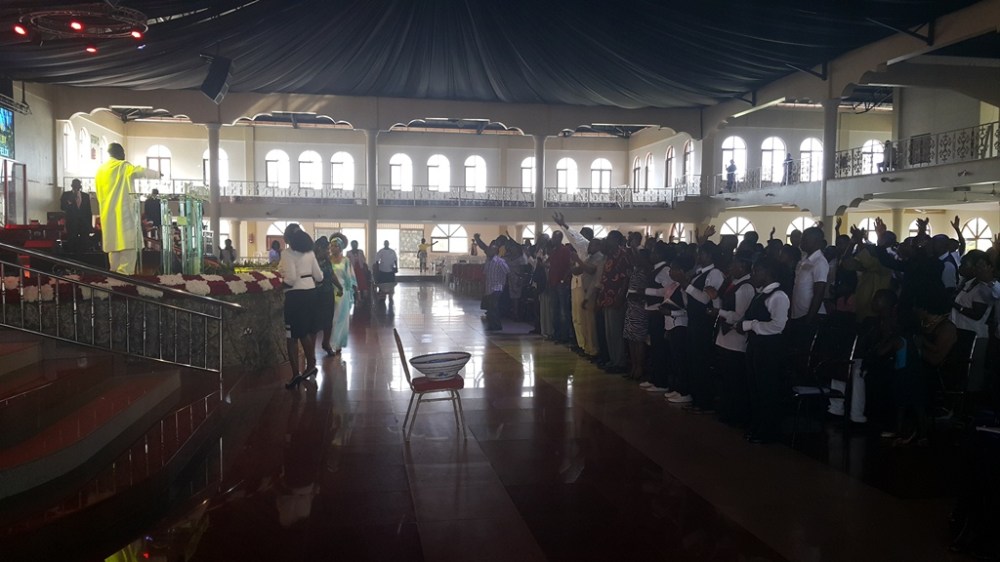 Kivumbi Eanest Benjamin wih Prophet Felix Omondi at Ps Imleda Numutebi Liberty Worship Centre (39)