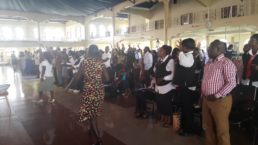 Kivumbi Eanest Benjamin wih Prophet Felix Omondi at Ps Imleda Numutebi Liberty Worship Centre (51)