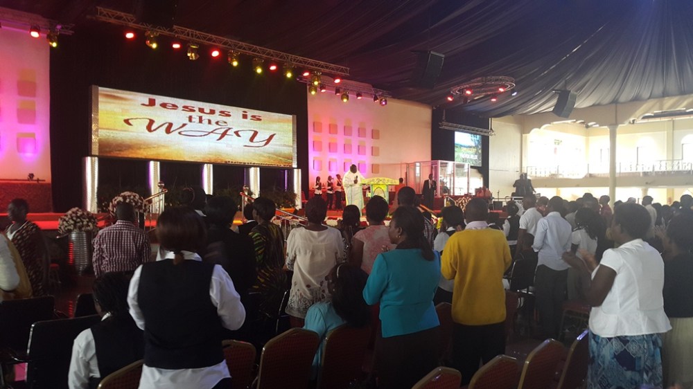 Kivumbi Eanest Benjamin wih Prophet Felix Omondi at Ps Imleda Numutebi Liberty Worship Centre (54)