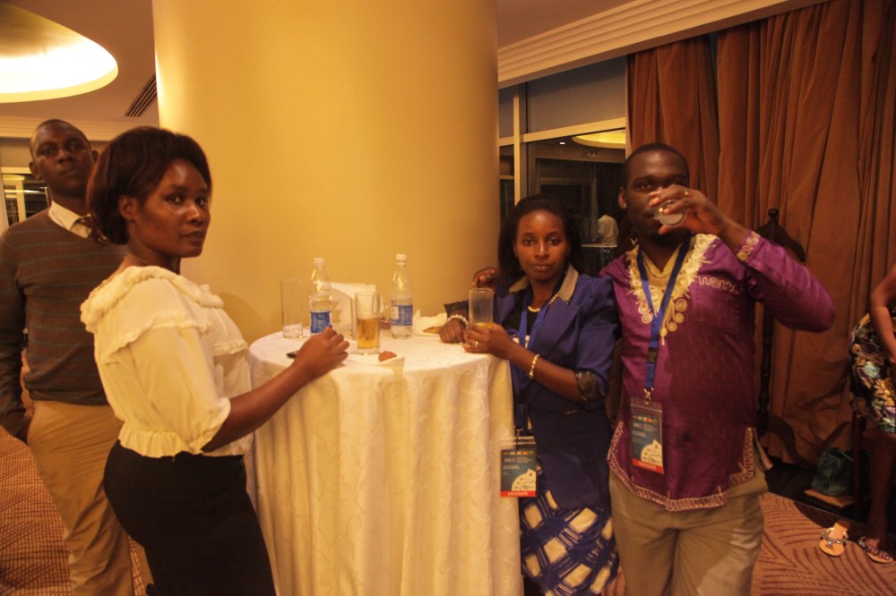 Kivumbi Earnest Benjamin & Princess Scovia at EACO Congress 2015 Sheraton Hotel Kampala (1)