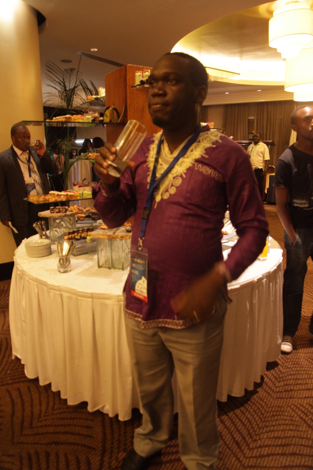 Kivumbi Earnest Benjamin & Princess Scovia at EACO Congress 2015 Sheraton Hotel Kampala (7)