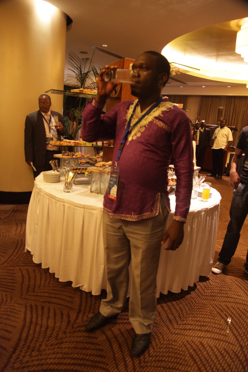 Kivumbi Earnest Benjamin & Princess Scovia at EACO Congress 2015 Sheraton Hotel Kampala (8)