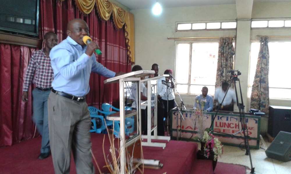 Prophet Felix Omondi at City Lunch Hour Fellowship of Bishop David Kiganda with Kivumbi Earnest Benjamin (6)