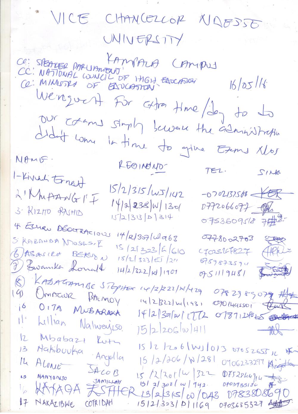 Kivumbi Leads Petition at Ndejje University (1)