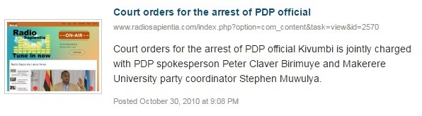 kivumbi radio sapentia court order