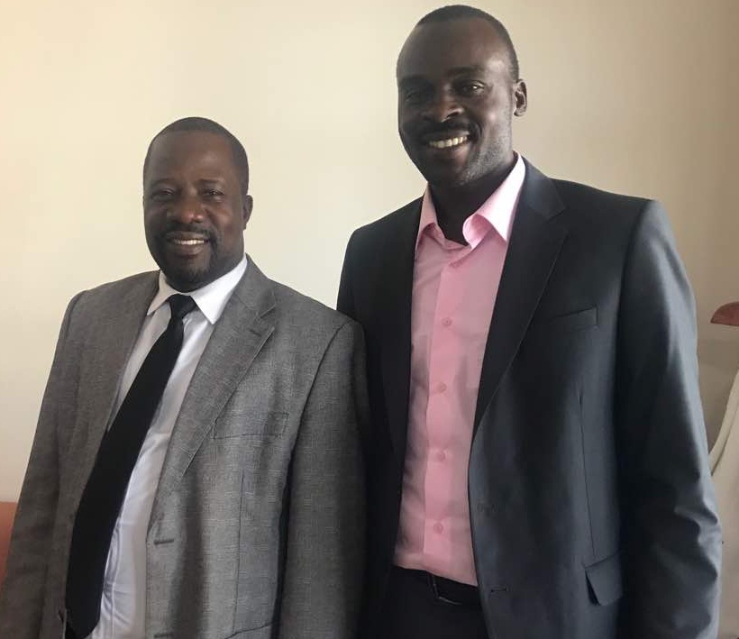 Bishop Kiganda with Malcolm (2)